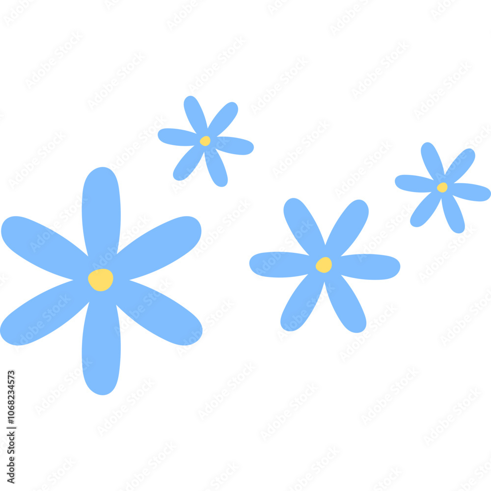 Fototapeta premium Hand Drawn Spring Flower