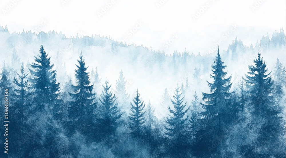 Obraz premium forest in the morning