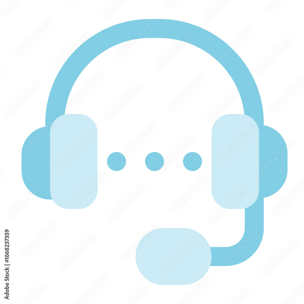 customer care icon for illustration