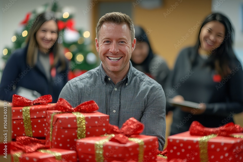 The CEO personally delivers holiday bonuses to each department. Employees are pleased with the personal touch The CEO personally delivers holiday bonuses to each department. Employees are pleased with the personal touch