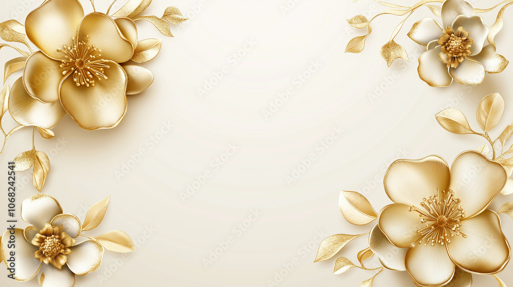 Beautiful 3D flower wallpaper with glowing patterns and luxury finishes, banner flower background Beautiful 3D flower wallpaper with glowing patterns and luxury finishes, banner flower background