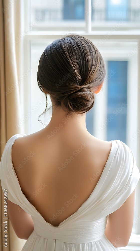 Elegant bride showcases timeless beauty Elegant bride showcases timeless beauty