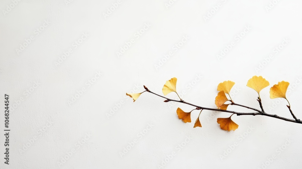 Obraz premium Watercolor hand drawn of autumn trees,red maple tree on white background,hand drawn watercolor vector illustration,Autumn forest path,Ginkgo biloba foliage in fall forest.
