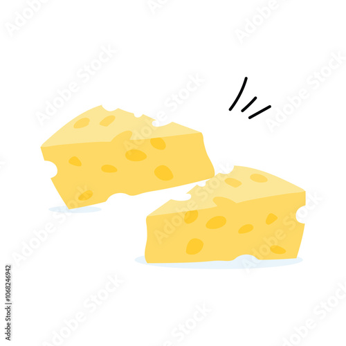 Slices of cheese, ideal for sandwiches, burgers, and snacks
