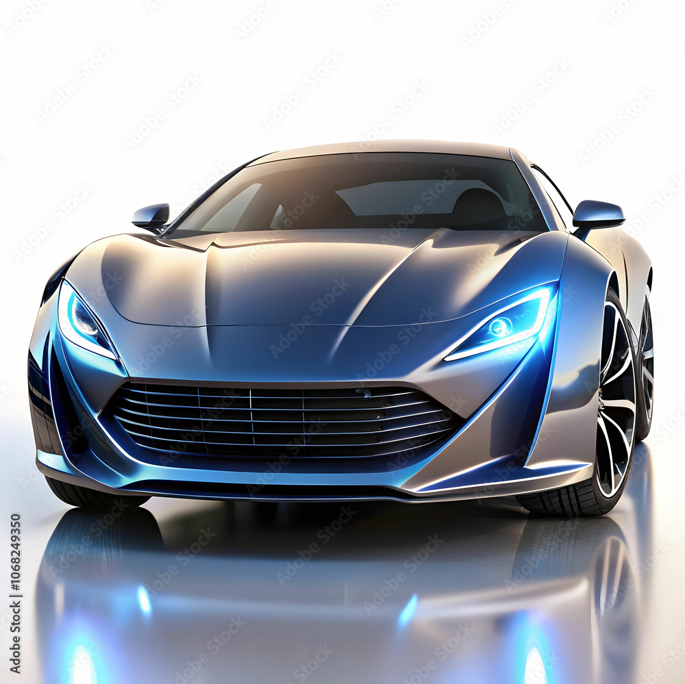 a-sleek--futuristic-car-with-glowing-headlights a-sleek--futuristic-car-with-glowing-headlights