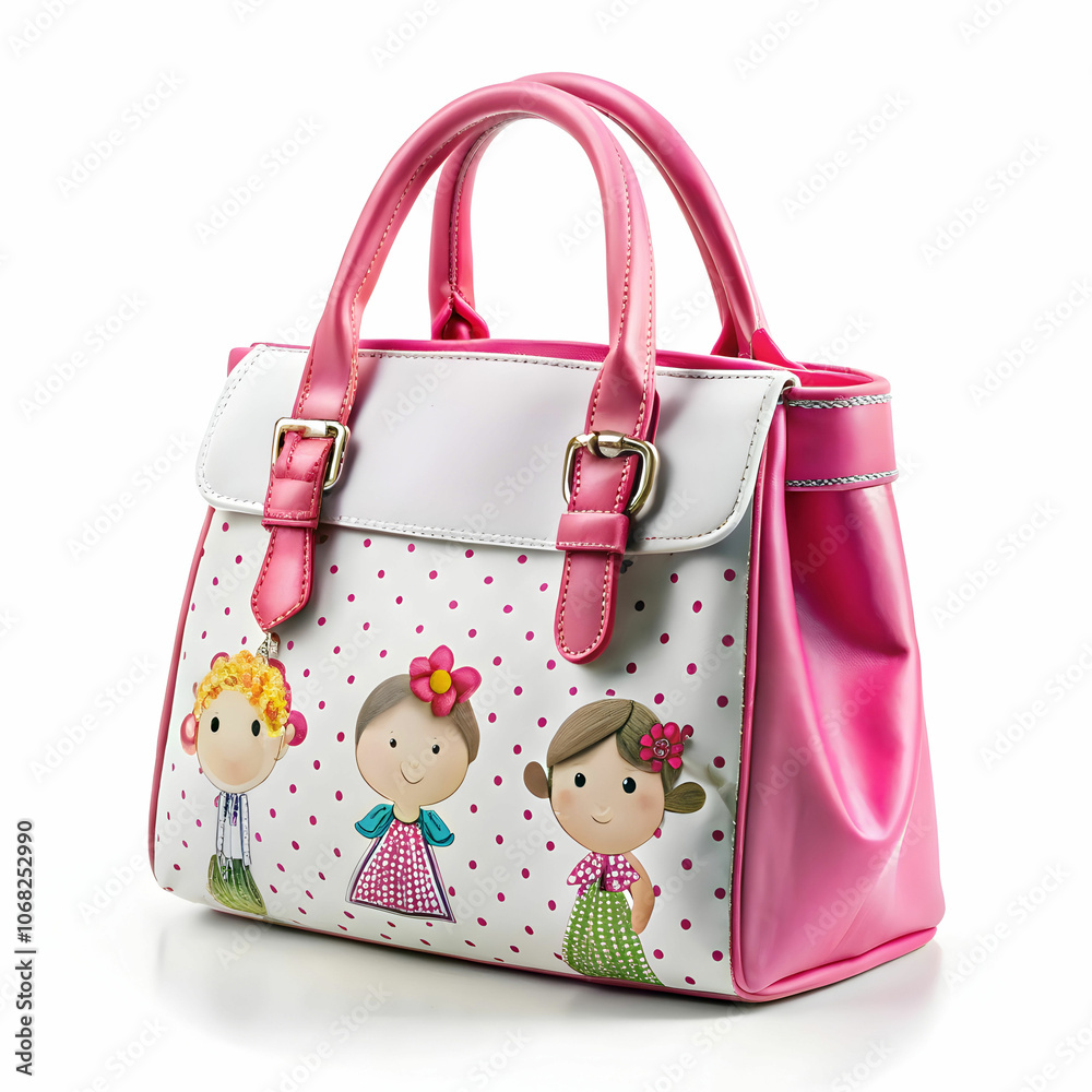 bag for girls on white background bag for girls on white background