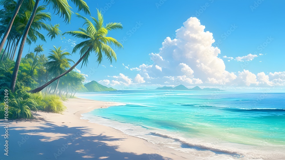 Tropical Beach Paradise. Tropical Beach Paradise.