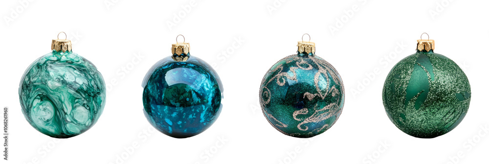 Christmas ball isolated on transparent background