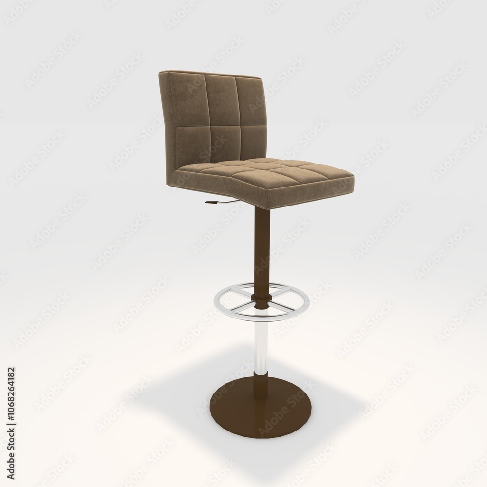 3d render bar stool design element. Furniture Collection 3d render bar stool design element. Furniture Collection