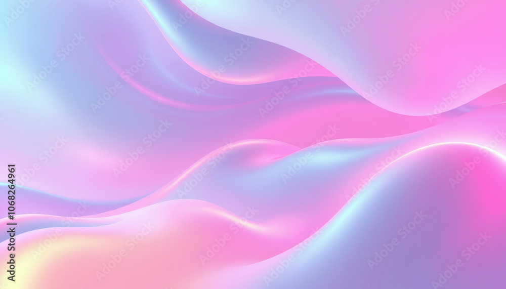 Soft pastel waves create dreamy background with fluid colors in pink and blue, evoking sense of calm and tranquility. Perfect for various design projects Soft pastel waves create dreamy background with fluid colors in pink and blue, evoking sense of calm and tranquility. Perfect for various design projects