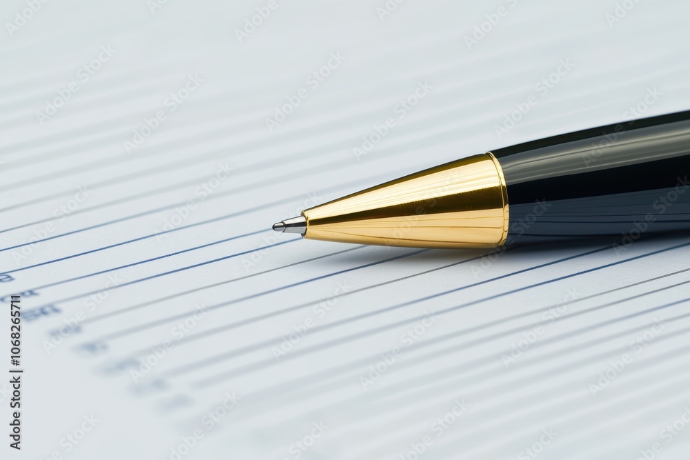 a pen writing on a financial ledger, business accounting and record-keeping, close-up detail, isolated on white background a pen writing on a financial ledger, business accounting and record-keeping, close-up detail, isolated on white background