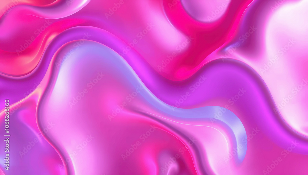 Obraz premium vibrant and fluid background featuring shades of pink and purple, creating smooth and dynamic visual effect. Perfect for various design projects
