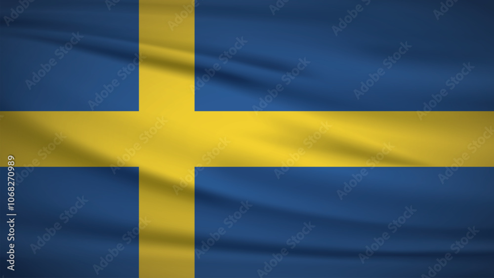 State of Sweden flag Background Illustration 4K State of Sweden flag Background Illustration 4K