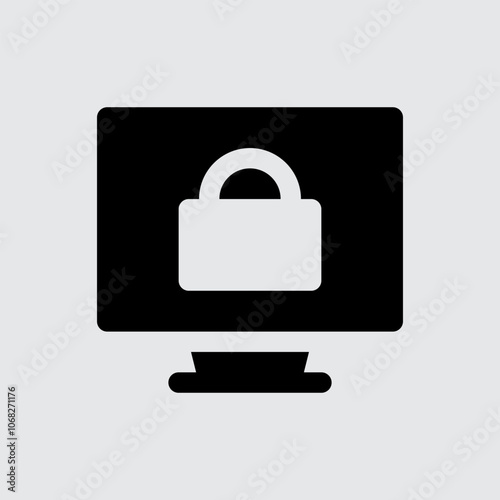 Lock Computer Personal Computer and Hardware Icons