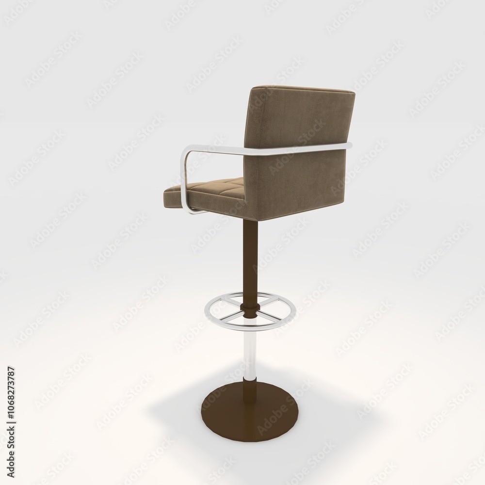 3d render bar stool design element. Furniture Collection 3d render bar stool design element. Furniture Collection