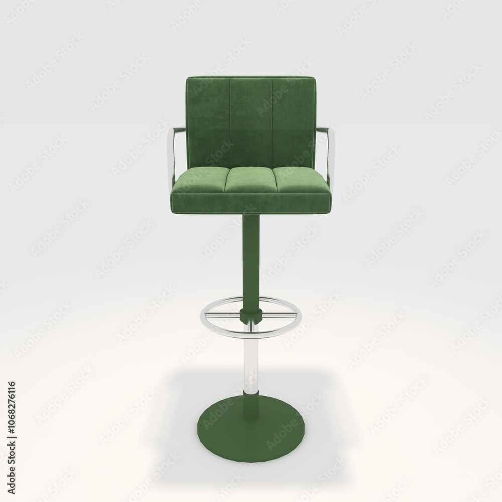 3d render bar stool design element. Furniture Collection 3d render bar stool design element. Furniture Collection