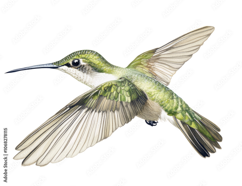 Obraz premium a hummingbird flying in the air