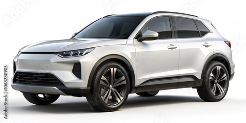 White SUV electric car photo