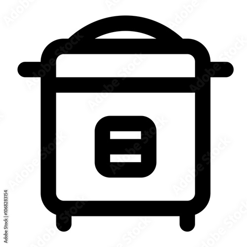 rice cooker icon for illustration