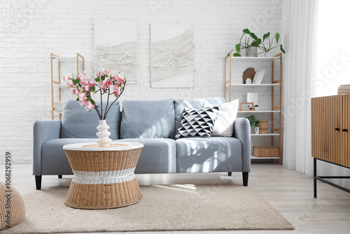 Modern living room interior...