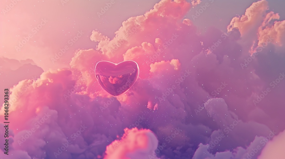 Adorable Pink Heart Illustration Style Background: A World of Sweetness and Creativity Adorable Pink Heart Illustration Style Background: A World of Sweetness and Creativity