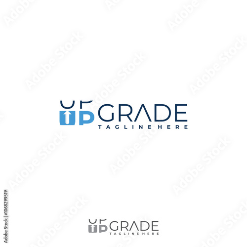 Letter Upgrade logo simple modern concept for your company