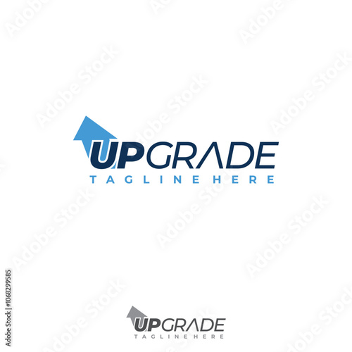 Free Download Letter Upgrade logo simple modern concept for your company - GFXLoad