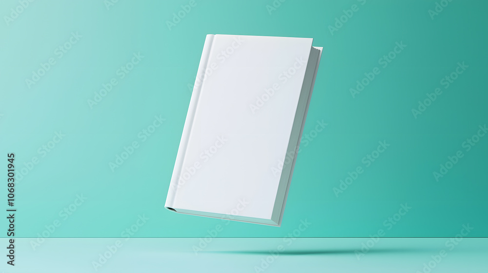 White Paperback Floating in the Air | Book in Motion, Creative Concept, Weightless Book, Literary Theme, Floating Pages, Imagination and Knowledge White Paperback Floating in the Air | Book in Motion, Creative Concept, Weightless Book, Literary Theme, Floating Pages, Imagination and Knowledge