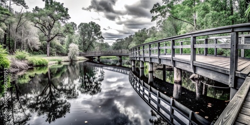 Captivating Urban Exploration of Blackwater Creek Trail: Discovering Nature's Beauty Amidst the Cityscape and Hidden Gems of an Urban Wilderness Adventure photo