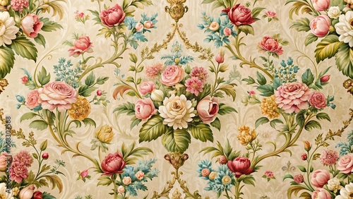 Wallpaper Mural Captivating Vintage Victorian Floral Wallpaper Design Showcasing Intricate Patterns and Timeless Elegance for Home Decor Inspirations Torontodigital.ca