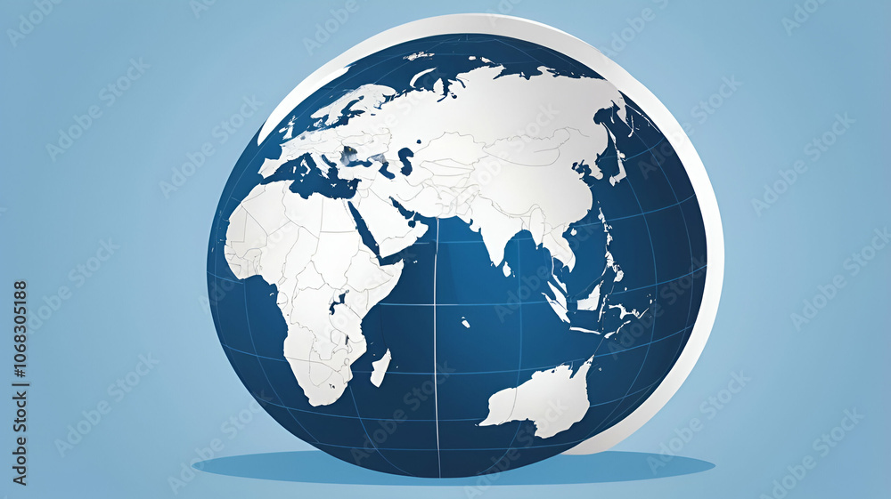 Fototapeta premium earth globe icon