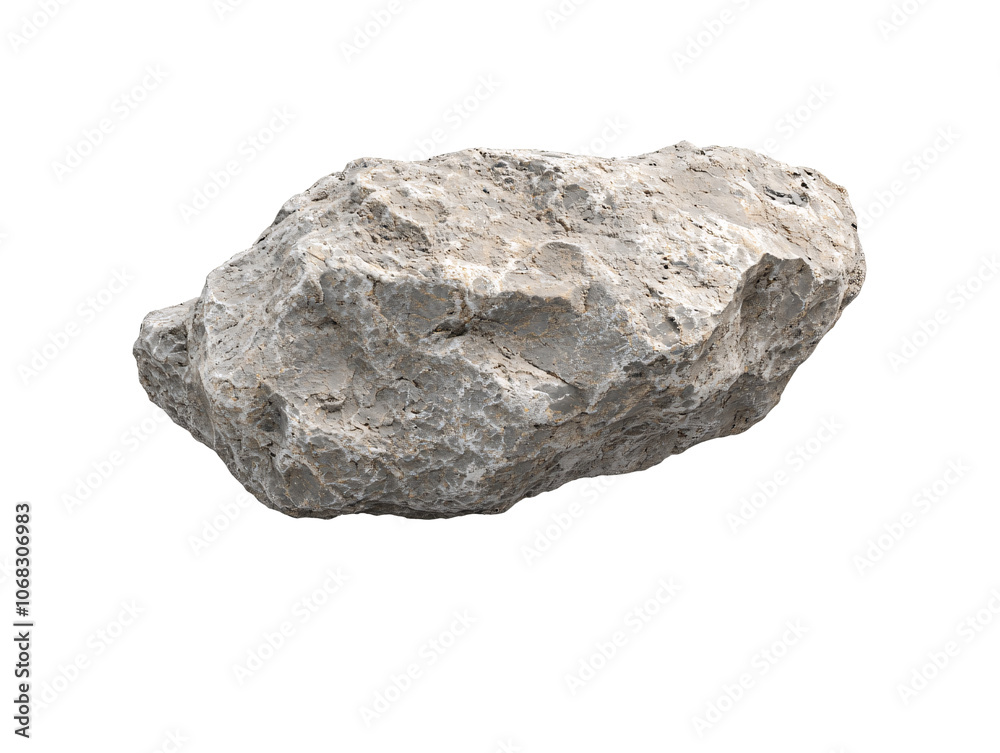 a rock on a white background a rock on a white background