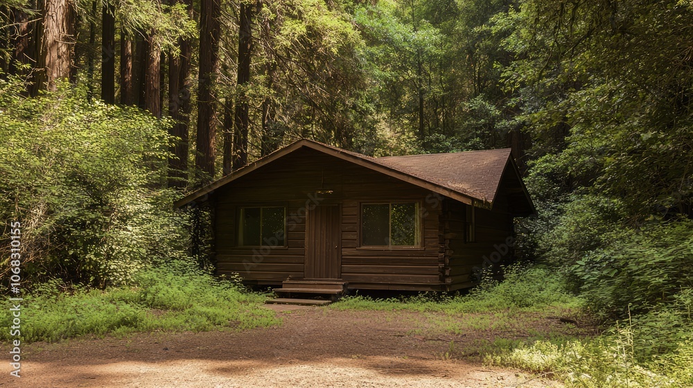 Serene Cabin Retreat in Tranquil Forest Setting - Connecting with Nature and Relaxation | Ultra-Detailed Image Serene Cabin Retreat in Tranquil Forest Setting - Connecting with Nature and Relaxation | Ultra-Detailed Image