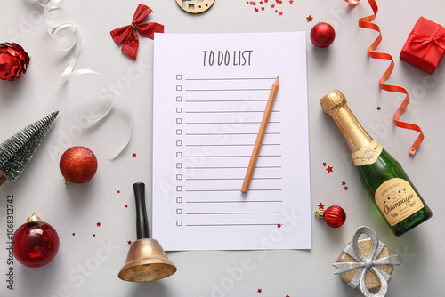 Blank to-do list with Chris...
