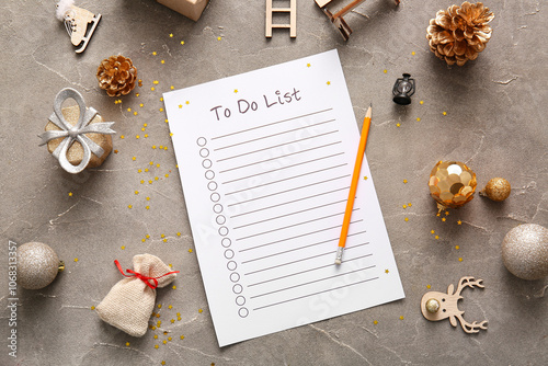 Blank to-do list with Chris...