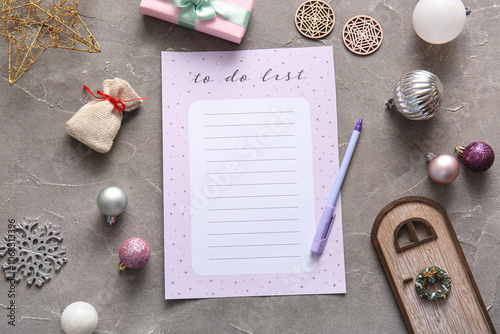 Blank to-do list with Chris...
