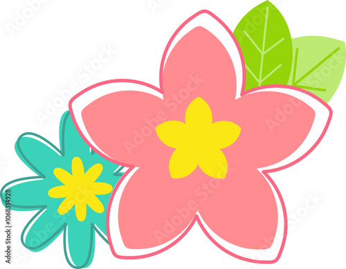 Flowers Doodle Illustration