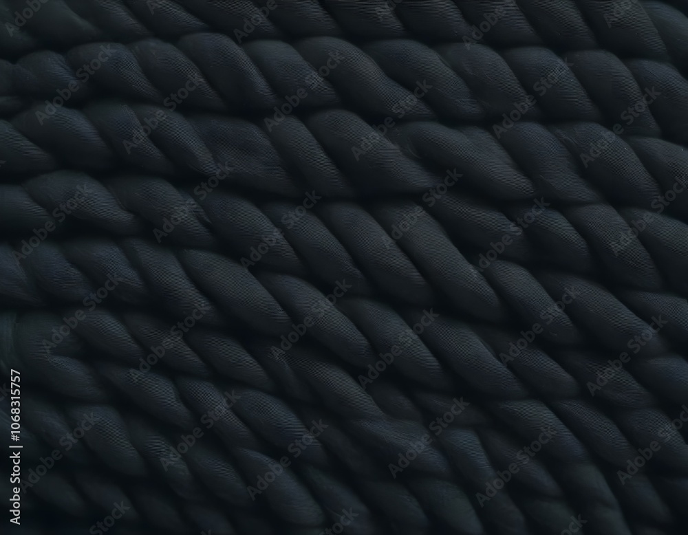 Fototapeta premium dark cotton smooth finished textile macro pattern closeup drapery macro