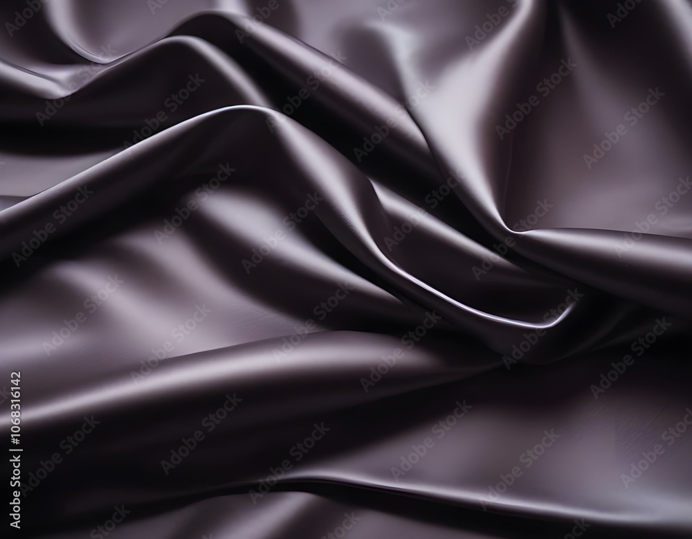 Obraz premium dark cotton smooth finished textile macro pattern closeup drapery macro