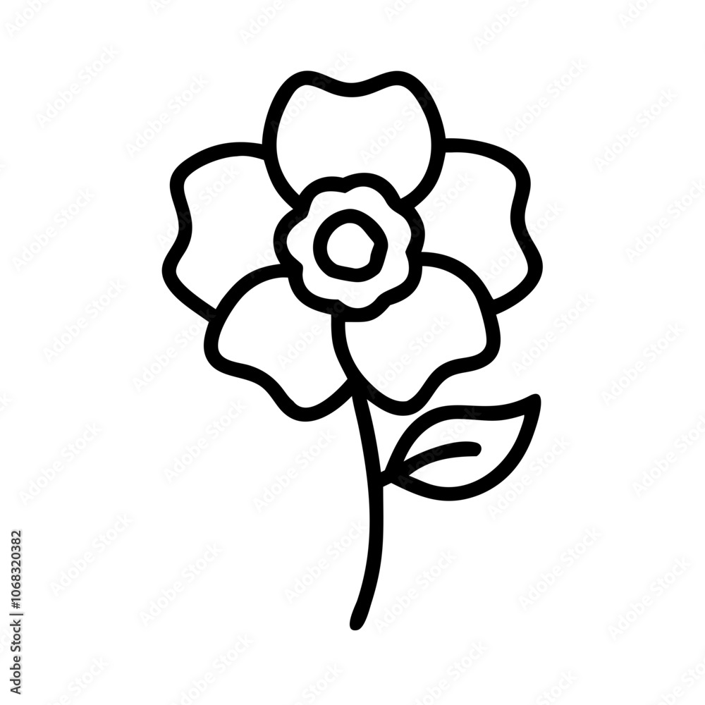 begonia flower vector icon, vector flower illustration, flower icon - simple vector illustration of a begonia flower, ideal for floral designs, botanical art, and nature-themed projects.. begonia flower vector icon, vector flower illustration, flower icon - simple vector illustration of a begonia flower, ideal for floral designs, botanical art, and nature-themed projects..