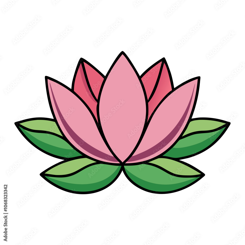 lotus flower vector icon, vector flower illustration, flower icon - simple vector illustration of a lotus flower, ideal for floral designs, botanical art, and nature-themed projects.. lotus flower vector icon, vector flower illustration, flower icon - simple vector illustration of a lotus flower, ideal for floral designs, botanical art, and nature-themed projects..