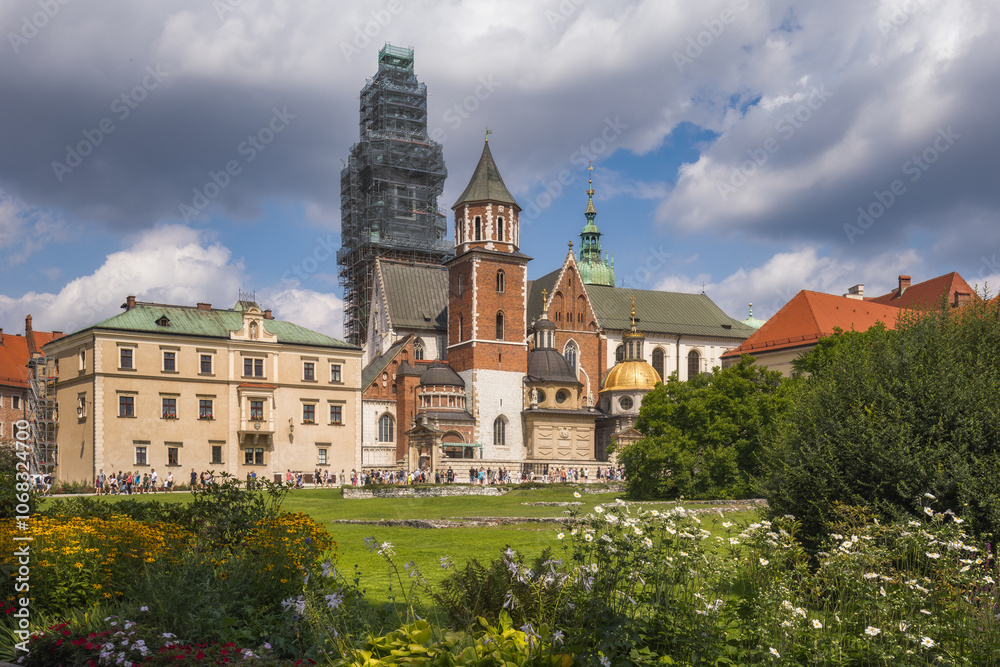 Summer at Krakow Castle's Historic Charm, Poland Summer at Krakow Castle's Historic Charm, Poland