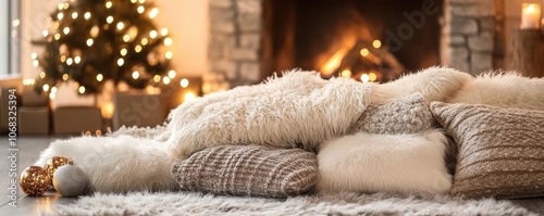 Cozy Christmas Fireplace wi...