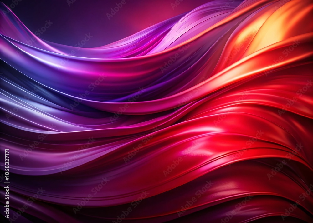 Fototapeta premium Deep Reds and Purples Blending in a Fluid Dance: A Captivating Abstract Composition with Rich Hues and Organic Shapes for Artistic and Commercial Use