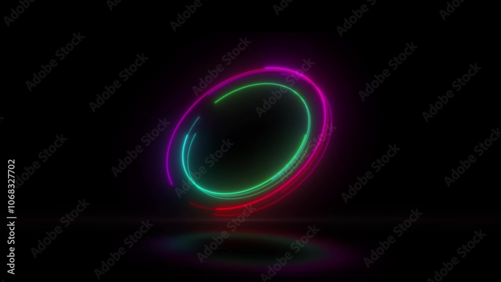 Abstract neon lights in fluid motion on dark background video 4k seamless loop animation bright and futuristic motion for creative projects and aesthetic atmosphere display. Abstract neon lights in fluid motion on dark background video 4k seamless loop animation bright and futuristic motion for creative projects and aesthetic atmosphere display.