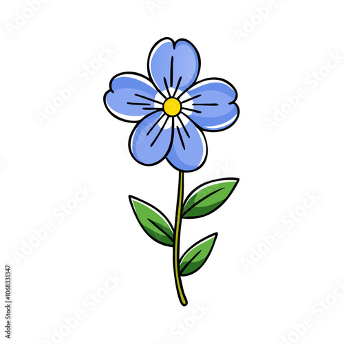  allium flower illustration, allium flower, flat illustration