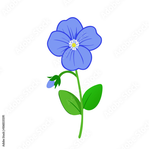  allium flower illustration, allium flower, flat illustration