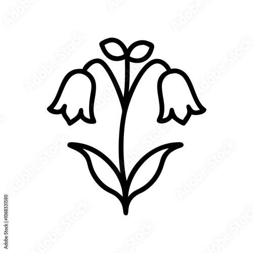 allium flower illustration, allium flower, flat illustration