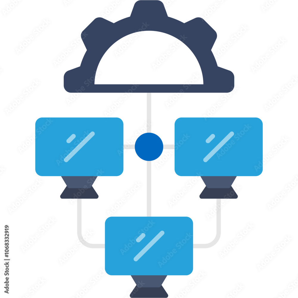 IT Infrastructure Icon IT Infrastructure Icon