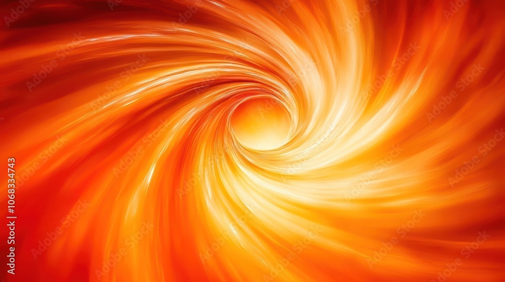 Abstract Swirling Orange and Yellow Pattern Abstract Swirling Orange and Yellow Pattern